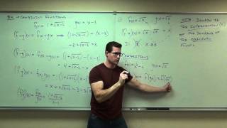 Calculus 1 Lecture 04 Combining and Composition of Functions [upl. by Kidd801]