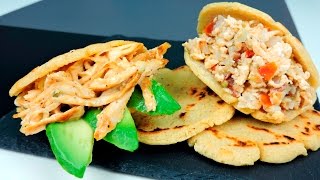 AREPAS RELLENAS receta [upl. by Ibocaj]