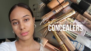 LOOK NATURAL  5 BEST NATURAL CONCEALERS  Jessicvpimentel [upl. by Yentyrb]