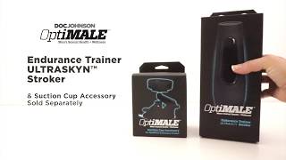 OptiMALE  Endurance Trainer ULTRASKYN Stroker amp Suction Cup Accessory [upl. by Eicrad228]