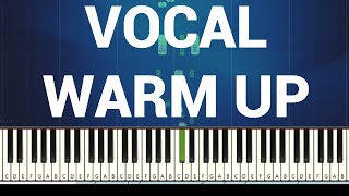 ♬ VOCAL WARM UPS 1 3 OCTAVES MAJOR SCALES ♬ [upl. by Royall]