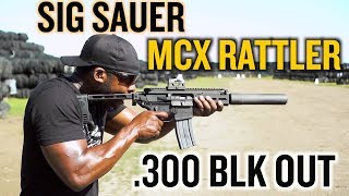 Sig Sauer MCX RATTLER  FIRST MAG REVIEW [upl. by Mahla]