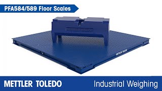 METTLER TOLEDO Global Standard Floor Scale PFA584 PFA589  METTLER TOLEDO Industrialen [upl. by Ynogoham]