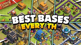 Best Bases for Every Town Hall Level Clash of Clans [upl. by Ariane899]