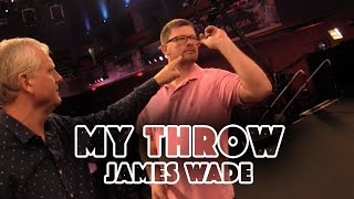 HOW TO PLAY DARTS  We look at James Wade in another My Throw [upl. by Yelahs]