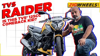 TVS Raider 125 First Ride Review  Specifications Performance Exhaust Note amp more  ZigWheels [upl. by Aramo]