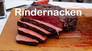 15 kg Rindernacken vom Grill  perfekt [upl. by Wise913]