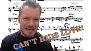 Baptiste Herbin on Cant Hide Love  Eb Transcription [upl. by Morrissey]