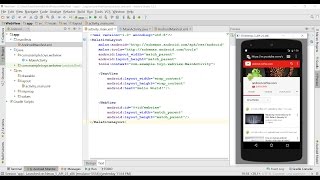 Get data from website with WebView in Android Studio [upl. by Iasi]