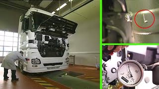 MercedesBenz Actros  How to Bleed the Steering System Without Tilting the Cab  Actros MP II [upl. by Blader]