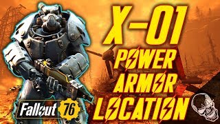 X01 Power Armor Location In Fallout 76 SPOILERS [upl. by Gnemgnok]