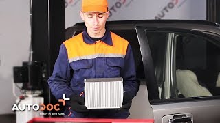 How to change pollen filter NISSAN XTRAIL T30 TUTORIAL  AUTODOC [upl. by Azral]