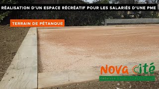 Comment faire un terrain de pétanque [upl. by Alrac]