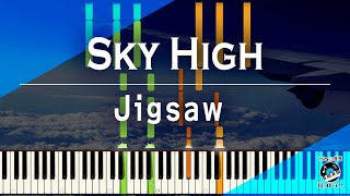 quotSky Highquot Jigsaw PianoCoverTutorial 耳コピピアノ譜面 [upl. by Llerraf]