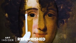 How Old Paintings Are Professionally Restored  Refurbished  Art Insider [upl. by Erasmus]