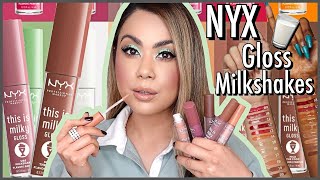 NYX This Is Milky Gloss Milkshakes Review [upl. by Collette722]