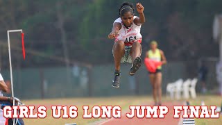 Long Jump Girls U16 Final 32nd South Zone National Junior Athletics Championship 2021 [upl. by Tull85]