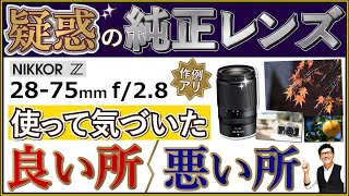 Nikon ミラーレス一眼カメラ Zシリーズにオススメな標準ズームレンズを作例レビューで解説。 【NIKKOR Z 2875mm f28】 [upl. by Notsirt373]