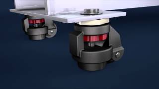 Adjustable Levelling Castors  How do they work [upl. by Tessie262]