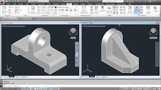 AutoCAD 3D Basics Training Exercises  2 of 3 [upl. by Uohk673]