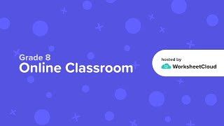 Grade 8  English  Comprehension  WorksheetCloud Video Lesson [upl. by Menken868]