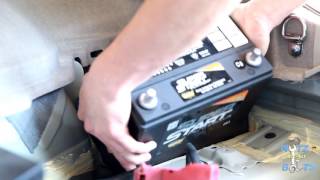 20102015 Toyota Prius 12V battery replacement [upl. by Retla]