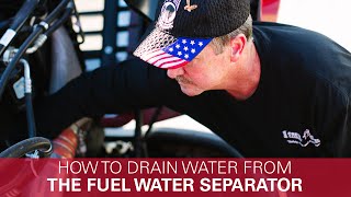 How to drain Water from a Fuel Water Separator [upl. by Hux]