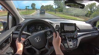 2021 Honda Odyssey Elite  POV Test Drive Binaural Audio [upl. by Donaghue]