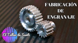 FABRICACIÓN DE ENGRANAJE  gear manufacturing [upl. by Atiuqaj422]