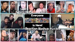 Super Smash Bros Ultimate  Everyone is Here PART ONE 50th Reaction Mashup Special [upl. by Trebloc]