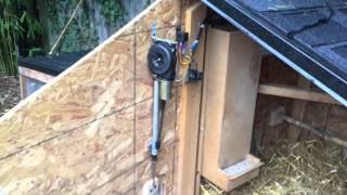 Simple automatic chicken coop door [upl. by Aneetsirk431]