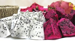 How Do You Cut and Eat a Dragon Fruit Pitaya  Dietplan101com [upl. by Kendre259]