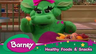 Barney  Eating Healthy With Barney  Healthy Habits [upl. by Obala]