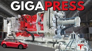 How Tesla Cars Are Made So Fast  Meet the GIGA PRESS [upl. by Ginevra]