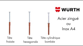 Chevilles plastique WUR  Würth [upl. by Keraj964]