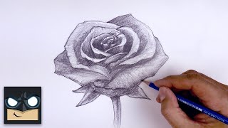 How To Draw A Rose 🌹 Mother’s Day Sketch Tutorial [upl. by Kcirde]