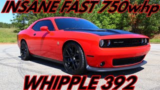 I Review A INSANE 750whp Whipple Supercharged Challenger 392 [upl. by Edy]