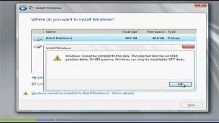 How to Convert MBR to GPT during Windows Installation [upl. by Merriam]