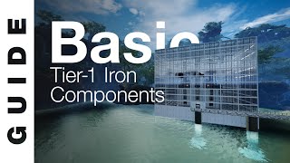 100 EFFICIENT Early Game Tier1 Iron Factory SATISFACTORY GUIDE [upl. by Auston]