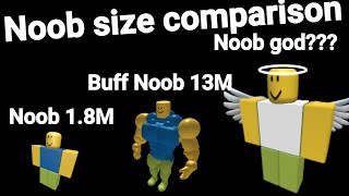 Roblox noob size comparison [upl. by Niatirb596]