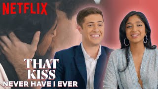 Maitreyi and Jaren Break Down Their Kiss in Never Have I Ever  Netflix [upl. by Voleta376]