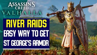 St Georges Armor set locations  AC Valhalla River Raids [upl. by Liek]