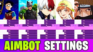 Settings For Aimbot Fortnite [upl. by Bosch]