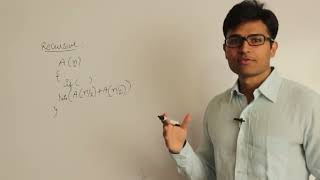 Algorithms  Time and Space Analysis  Time Analysis of Recursive Program  Ravindrababu Ravula [upl. by Geer]