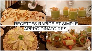 Apéro Dinatoires Simple et Rapide pour le Nouvel an ⎜Recettes [upl. by Atirak199]