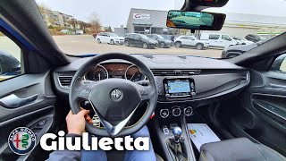 New Alfa Romeo Giulietta 2021 Test Drive Review POV [upl. by Kcirddor]