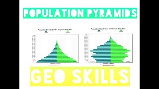 Population Pyramids  Geo Skills [upl. by Ayikan294]