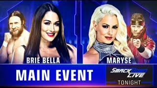 Brie Bella amp Daniel Bryan vs Maryse amp The Miz  SmackDown Live 11th Sept 2018 [upl. by Schick675]