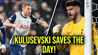 Kulusevski Saves Spurs Dramatic Europa League Draw vs Rangers [upl. by Avlasor]