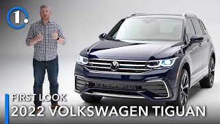 2022 Volkswagen Tiguan First Look UpClose Details [upl. by Eninej472]